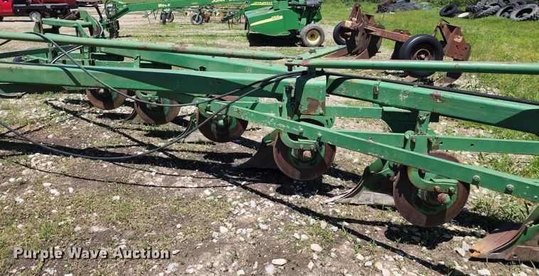 image for item KF9012 John Deere  eight bottom plow