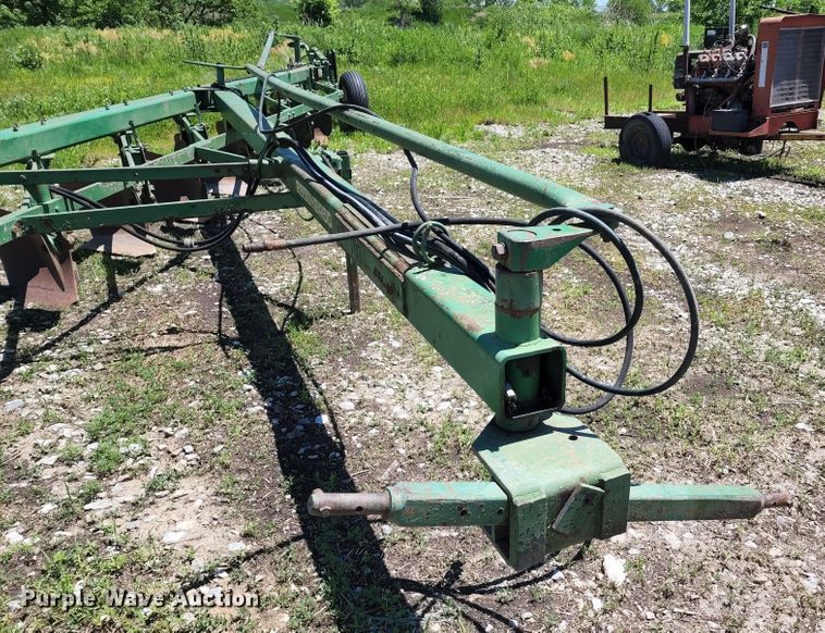 image for item KF9012 John Deere  eight bottom plow
