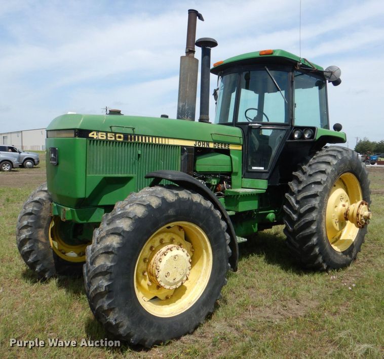 image for item KP9082 1988 John Deere 4650  MFWD tractor