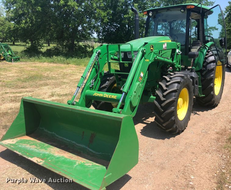 image for item KP9158 2018 John Deere 6105E  MFWD tractor