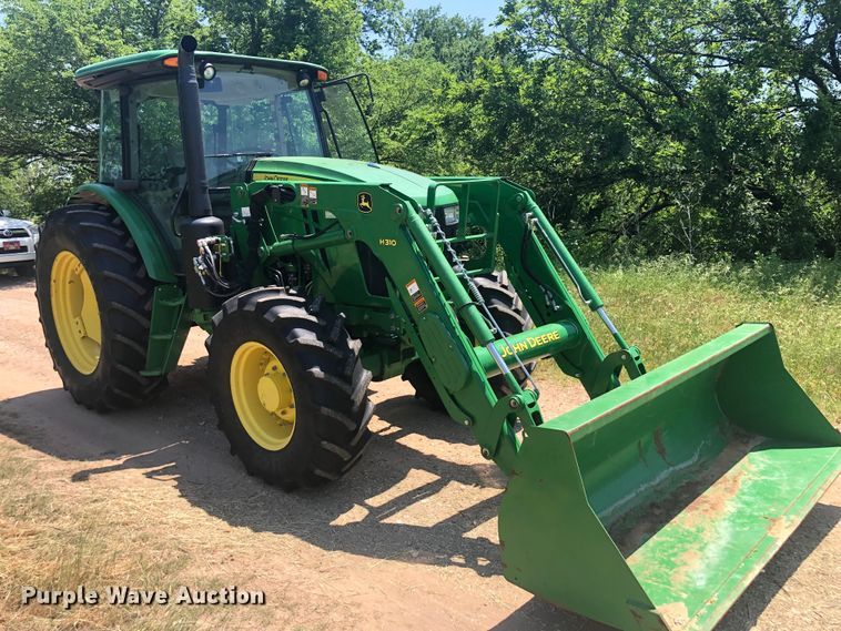 image for item KP9158 2018 John Deere 6105E  MFWD tractor