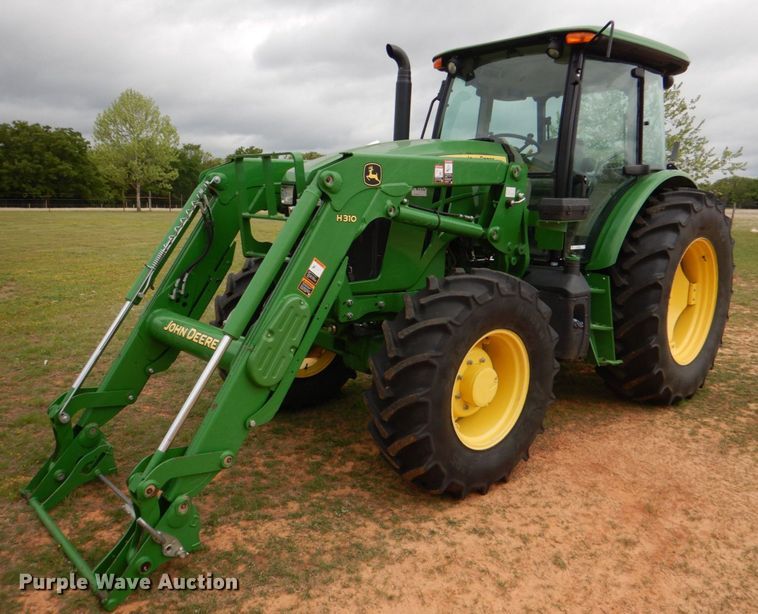 image for item KP9158 2018 John Deere 6105E  MFWD tractor