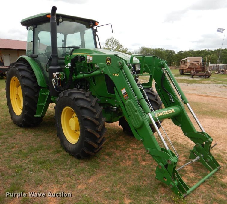 image for item KP9158 2018 John Deere 6105E  MFWD tractor