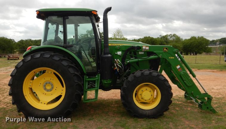 image for item KP9158 2018 John Deere 6105E  MFWD tractor