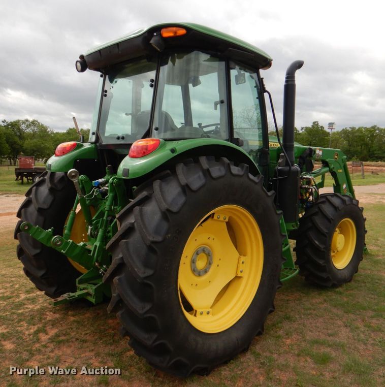 image for item KP9158 2018 John Deere 6105E  MFWD tractor