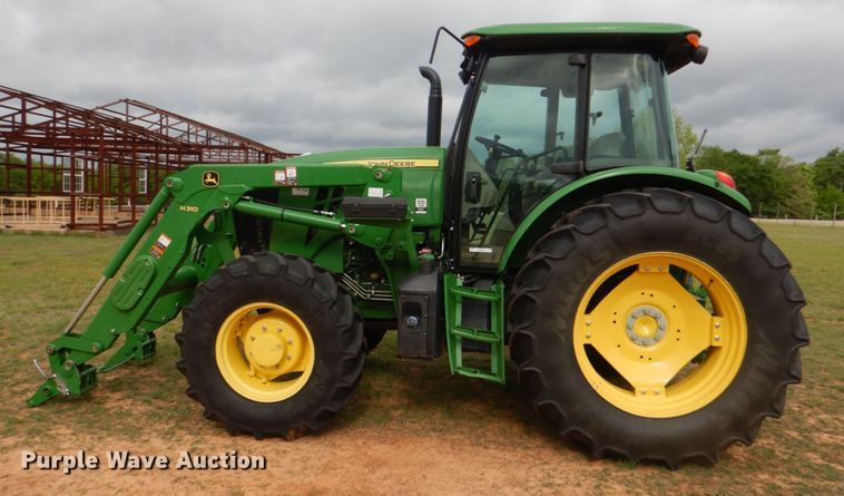 image for item KP9158 2018 John Deere 6105E  MFWD tractor