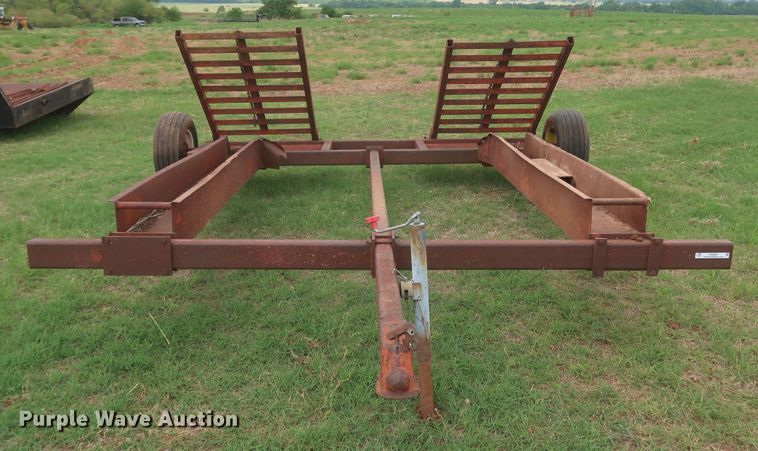 image for item KR9867 Shop built  swather trailer
