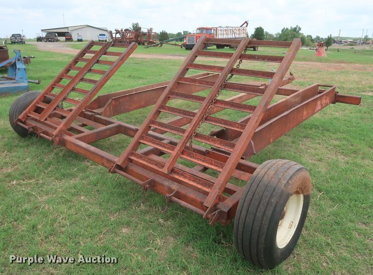 image for item KR9867 Shop built  swather trailer