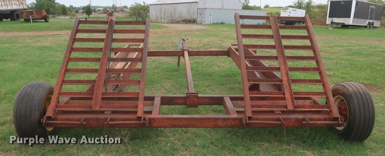 image for item KR9867 Shop built  swather trailer