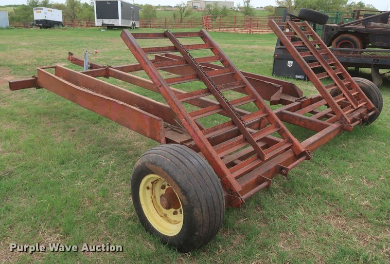 image for item KR9867 Shop built  swather trailer