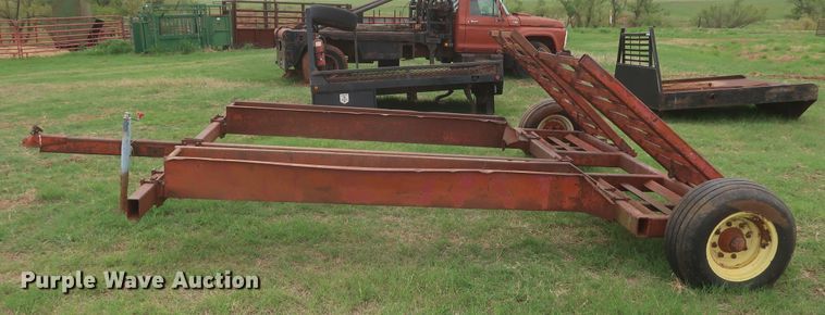image for item KR9867 Shop built  swather trailer