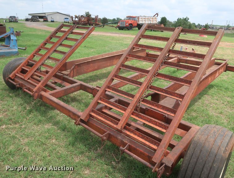 image for item KR9867 Shop built  swather trailer