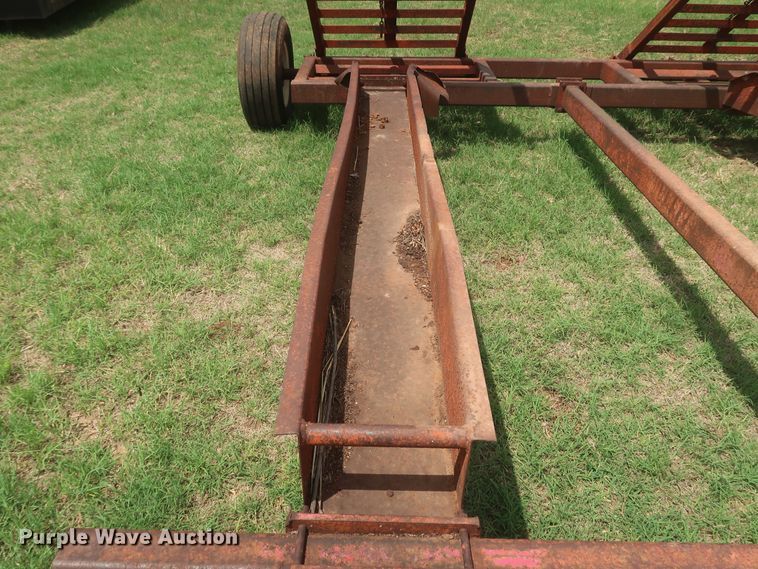 image for item KR9867 Shop built  swather trailer