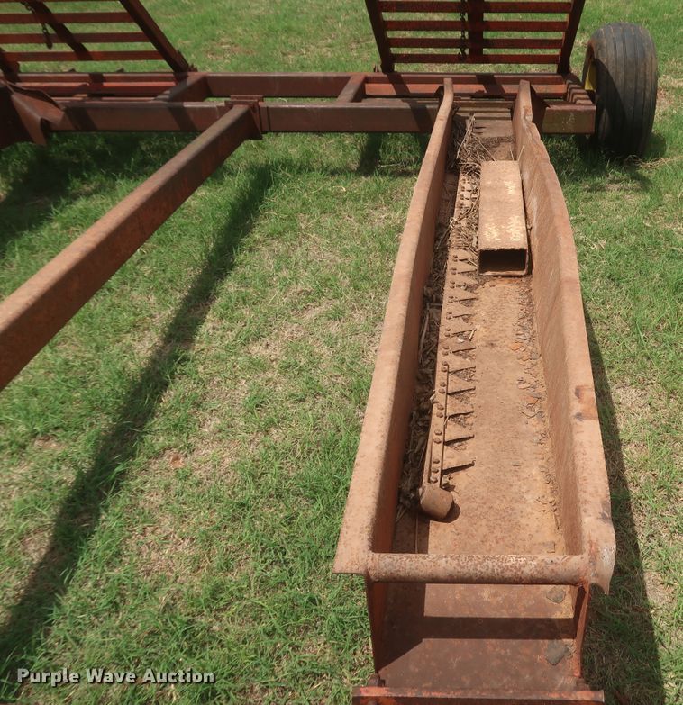 image for item KR9867 Shop built  swather trailer