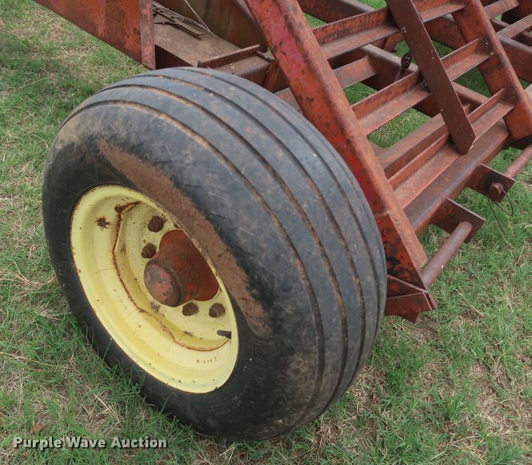 image for item KR9867 Shop built  swather trailer