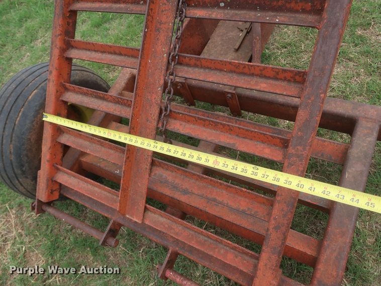 image for item KR9867 Shop built  swather trailer