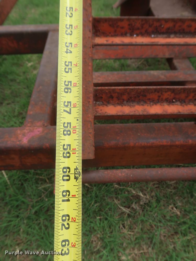 image for item KR9867 Shop built  swather trailer