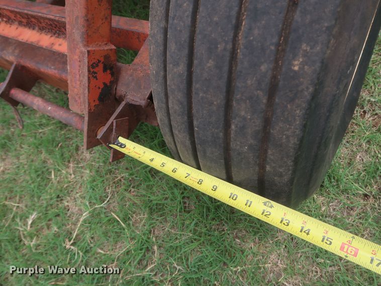 image for item KR9867 Shop built  swather trailer
