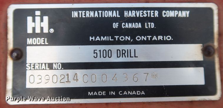 image for item KR9873 International 5100  grain drill