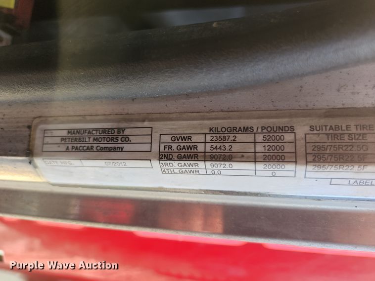 image for item DI1216 2013 Peterbilt 389  semi truck