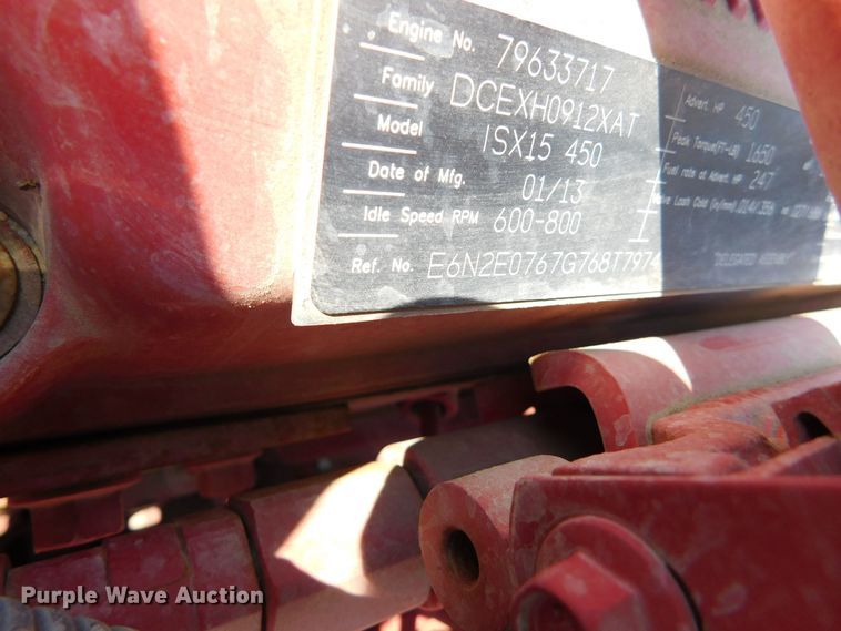 image for item DJ7643 2014 Peterbilt 367  semi truck