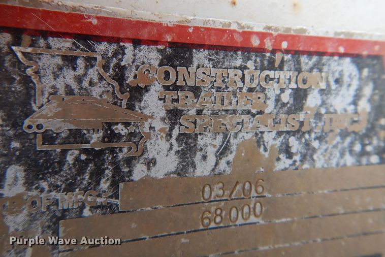 image for item DK0898 2006 CTS  end dump trailer