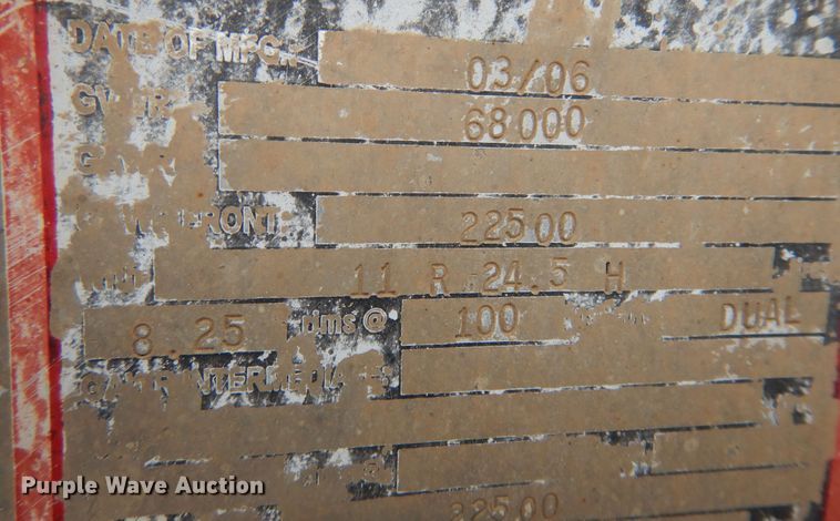 image for item DK0898 2006 CTS  end dump trailer