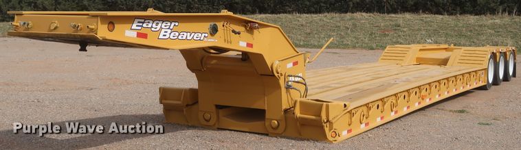 image for item DK3686 2002 Eager Beaver 55GSL  lowboy equipment trailer