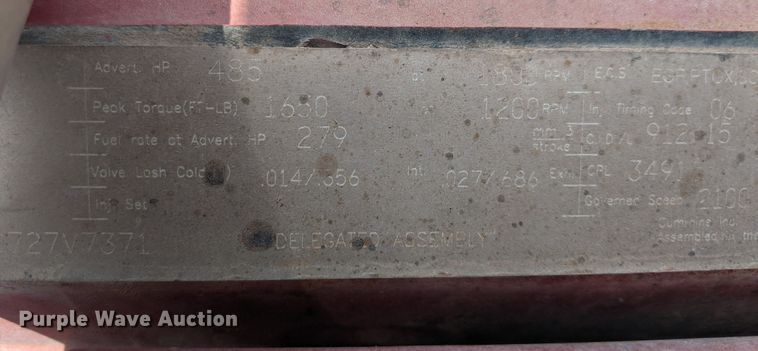 image for item DK3690 2011 Peterbilt 389  semi truck