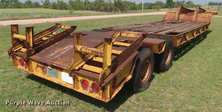 image for item DK3721 1981 Chancey LBT3540  equipment trailer