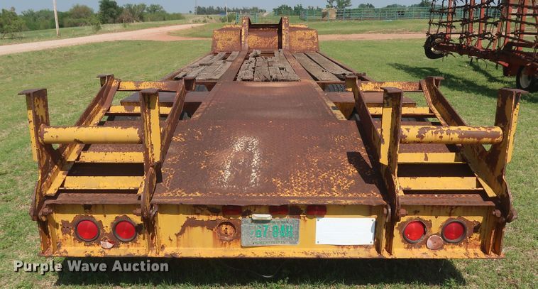 image for item DK3721 1981 Chancey LBT3540  equipment trailer