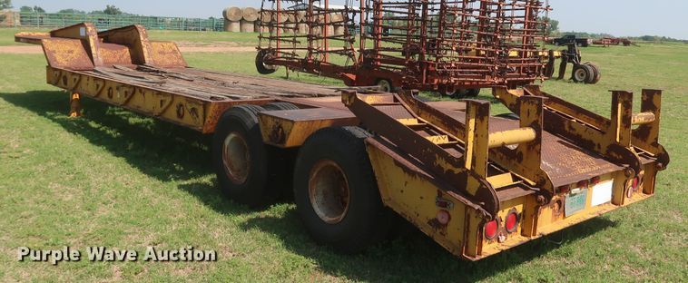 image for item DK3721 1981 Chancey LBT3540  equipment trailer