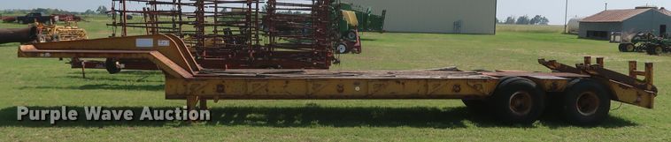 image for item DK3721 1981 Chancey LBT3540  equipment trailer