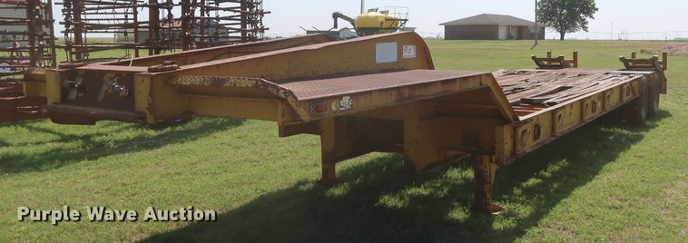 image for item DK3721 1981 Chancey LBT3540  equipment trailer