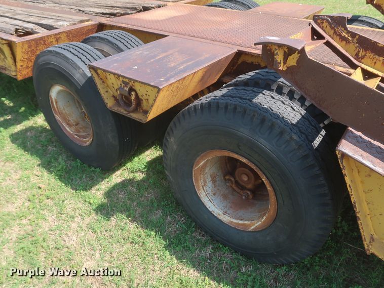 image for item DK3721 1981 Chancey LBT3540  equipment trailer