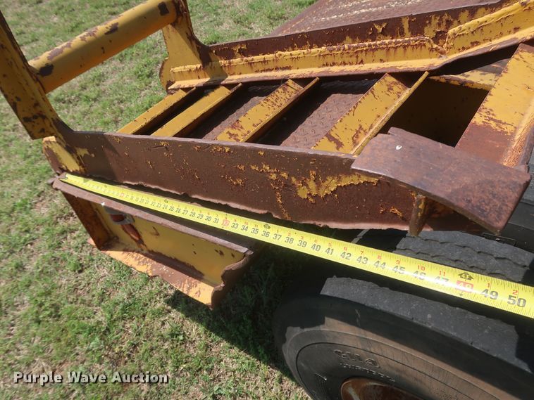 image for item DK3721 1981 Chancey LBT3540  equipment trailer