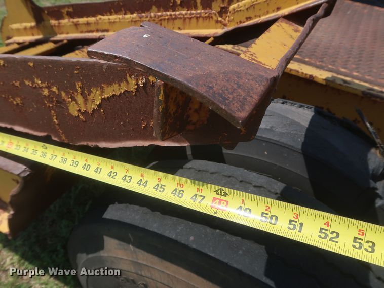 image for item DK3721 1981 Chancey LBT3540  equipment trailer