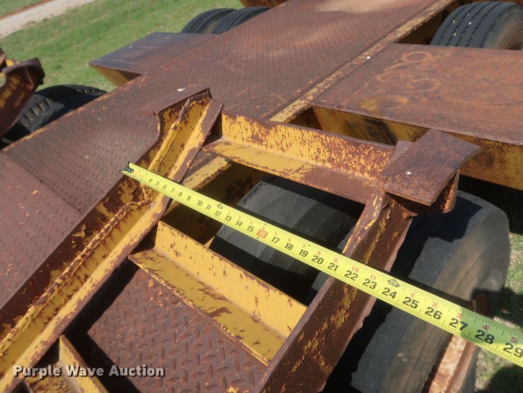 image for item DK3721 1981 Chancey LBT3540  equipment trailer