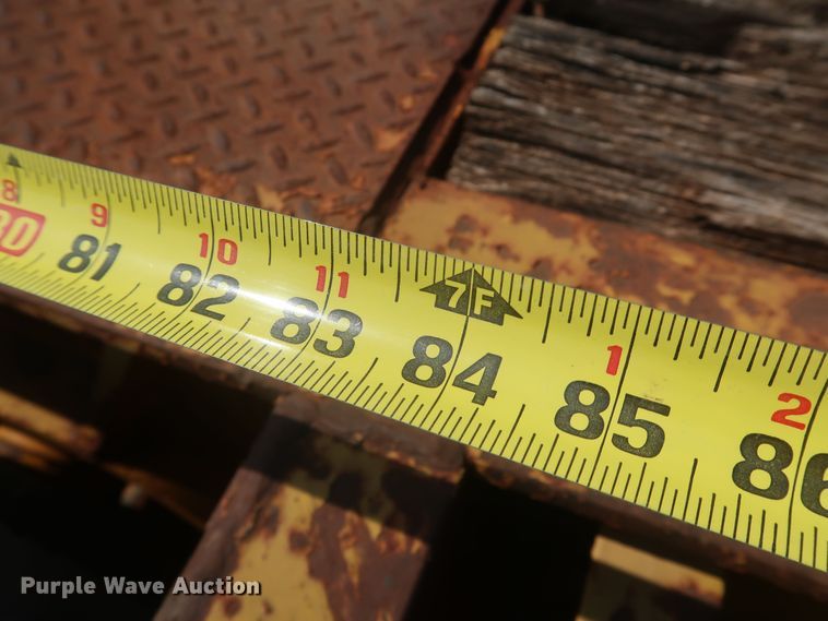 image for item DK3721 1981 Chancey LBT3540  equipment trailer