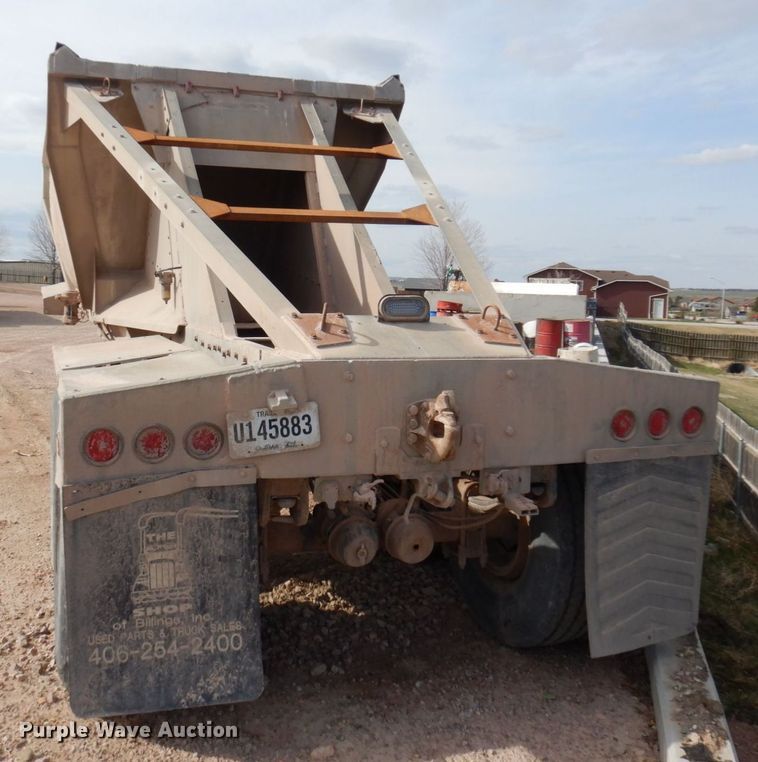 image for item DM5432 1993 Beall Transline  bottom dump trailer