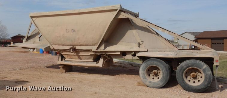 image for item DM5432 1993 Beall Transline  bottom dump trailer