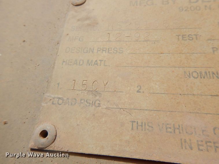 image for item DM5432 1993 Beall Transline  bottom dump trailer