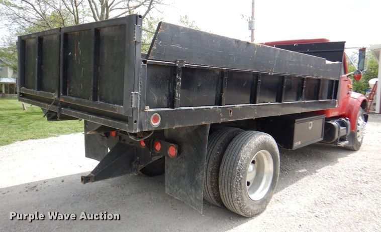 image for item DM6187 1996 International 4900  dump flatbed truck