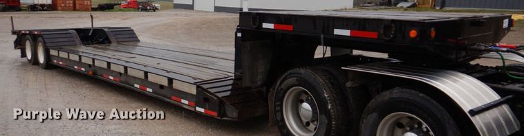 image for item DM7317 1998 Trail King TK70HDG-452  lowboy equipment trailer