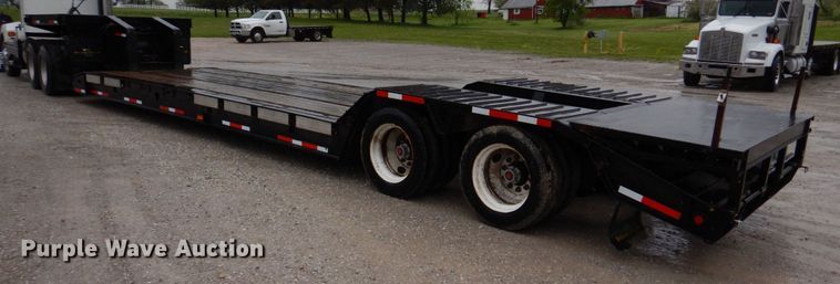 image for item DM7317 1998 Trail King TK70HDG-452  lowboy equipment trailer