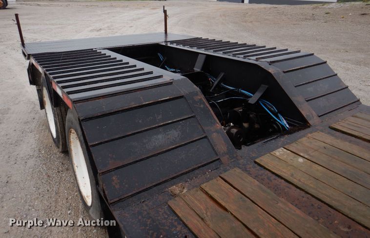 image for item DM7317 1998 Trail King TK70HDG-452  lowboy equipment trailer