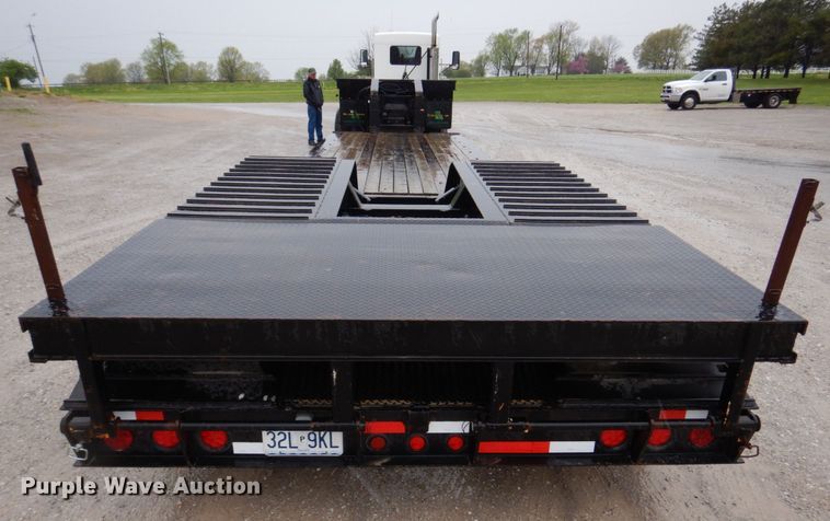 image for item DM7317 1998 Trail King TK70HDG-452  lowboy equipment trailer
