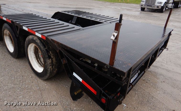 image for item DM7317 1998 Trail King TK70HDG-452  lowboy equipment trailer