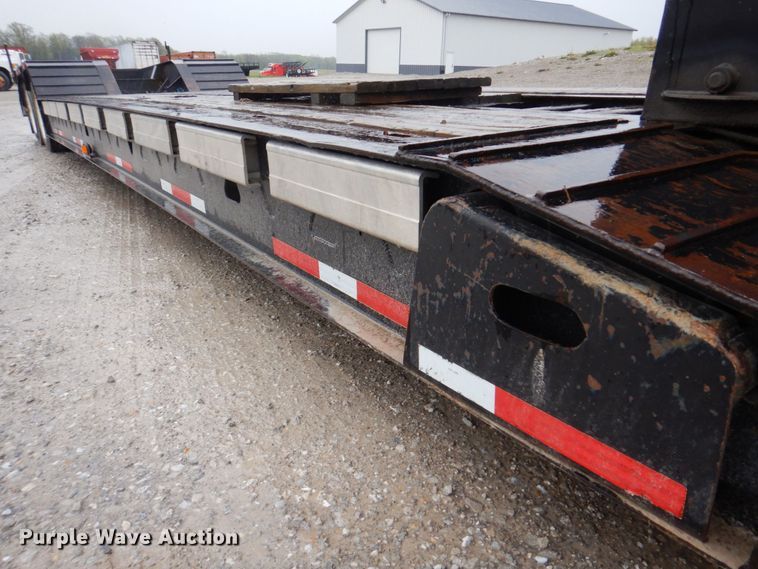 image for item DM7317 1998 Trail King TK70HDG-452  lowboy equipment trailer