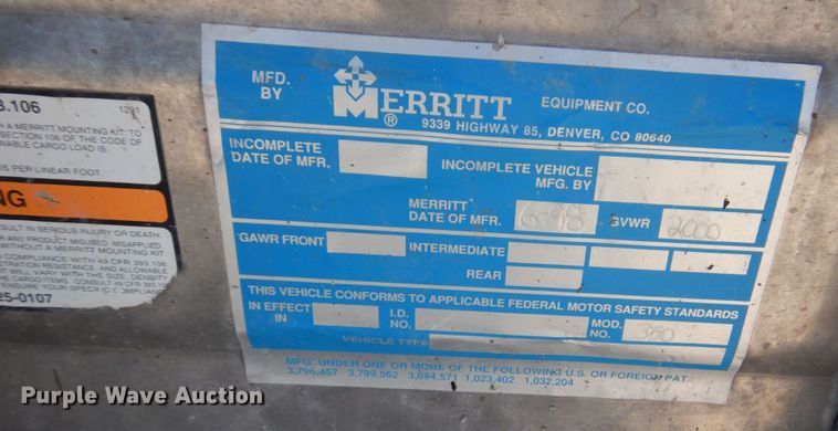 image for item DN7403 Merritt  aluminum headache rack